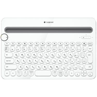 Bluetooth マルチデバイスキーボード ホワイト K480WH