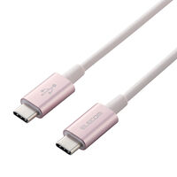 スマホ・タブレット用USBケーブル/USB(C-C)/準高耐久/USB Power Delivery対応/認証品/1.0m/ピンク MPA-CCPS10PNPN