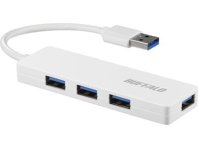 USB3.0 4ポート バスパワーハブ ホワイト BSH4U120U3WH