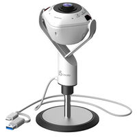 AI機能搭載360度パノラマWebカメラ（高音質スピーカーフォン内蔵） JVU368