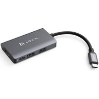 USB Type-Cハブ 2ポートType-A/PD/HDMI変換アダプター スペースグレー /HDMI映像音声出力/PD充電が可能 AAPADHUBA01MGY