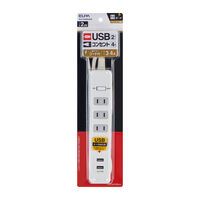 集中スイッチ付USBタップ 4P WLS-4232BUA(W)
