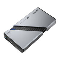 PC向け USB4（Gen3x2）対応 High-End ポータブルSSD 1TB シルバー SSD-PE1.0U4-SA