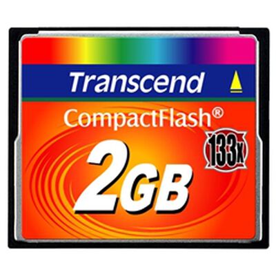 2GB コンパクトフラッシュカード (133X、TYPE I) TS2GCF133