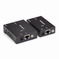 Cat5ケーブル対応HDMIエクステンダー延長器 最大70m HDBaseT規格対応 Power over Ethernet Ultra HD 4K ST121HDBTE