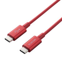 スマホ・タブレット用USBケーブル/USB(C-C)/準高耐久/USB Power Delivery対応/認証品/1.0m/レッド MPA-CCPS10PNRD