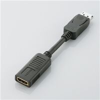 DisplayPort-HDMI変換アダプタ/ディスプレイポートオス-HDMIメス AD-DPHBK