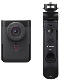 ビデオカメラ PowerShot V10 BK（ブラック） トライポッドグリップキット 5947C013