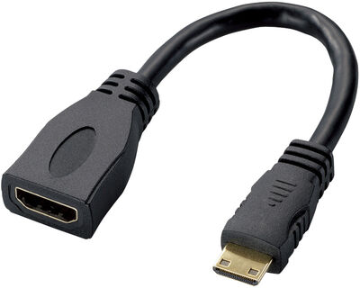 HDMI変換ケーブル/Aメス-Cオス/ブラック AD-HDAC2BK