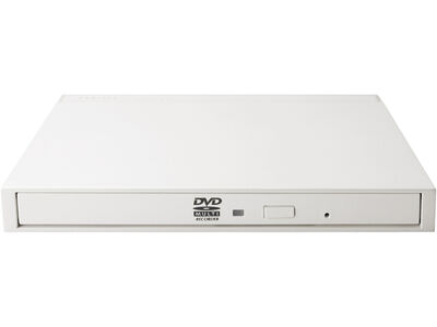 ポータブルDVDドライブ/USB3.2(Gen1)/M-DISC対応/オールインワンソフト付/ホワイト LDR-PML8U3VWH