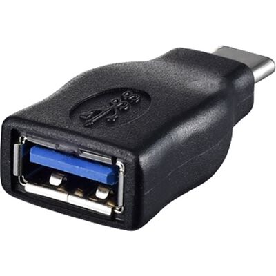 USB3.1 Gen1変換アダプター（Aメス to C） ブラック BSUAMC311ADBK