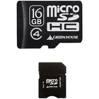 microSDHCカード（アダプタ付属） 16GB Class4 GH-SDMRHC16G4