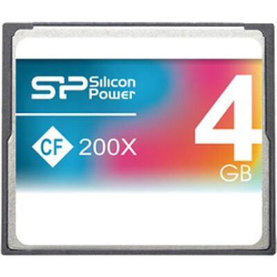 コンパクトフラッシュカード 200倍速 4GB 永久保証 SP004GBCFC200V10