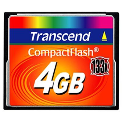 4GB コンパクトフラッシュカード (133X、TYPE I) TS4GCF133