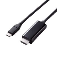 映像変換ケーブル/USB Type-C - HDMI/ミラーリング対応/60Hz/やわらか/3.0m/ブラック MPA-CHDMIY30BK