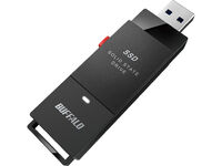 PC対応 USB3.2(Gen2) TV録画 スティック型SSD 2TB ブラック Type-C付属 SSD-SCT2.0U3-BA