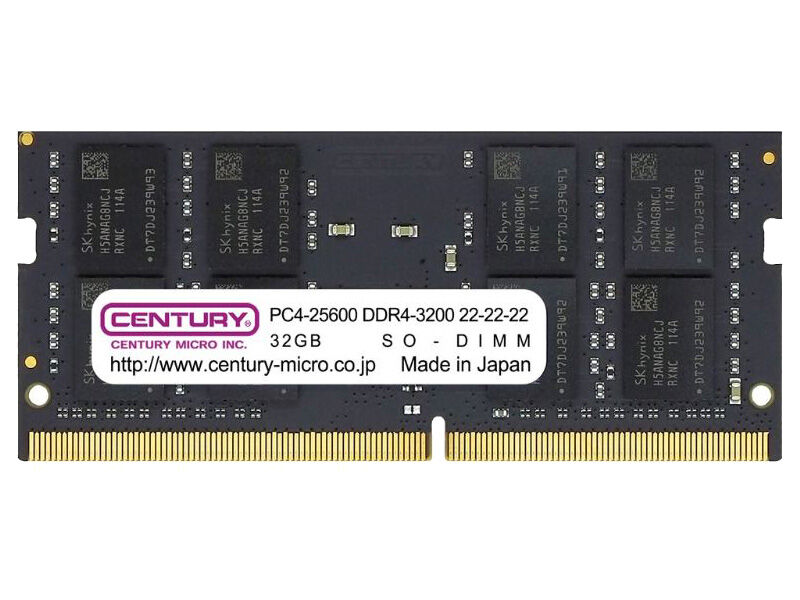 富士通WEB MART] ノートPC用 PC4-25600/DDR4-3200 64GB kit（32GB×2枚
