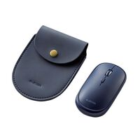マウス/Bluetooth/4ボタン/薄型/充電式/3台同時接続/ブルー M-TM15BBBU