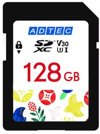 SDXCカード 128GB UHS-I U3 V30 ADC-SZTX128G/U3