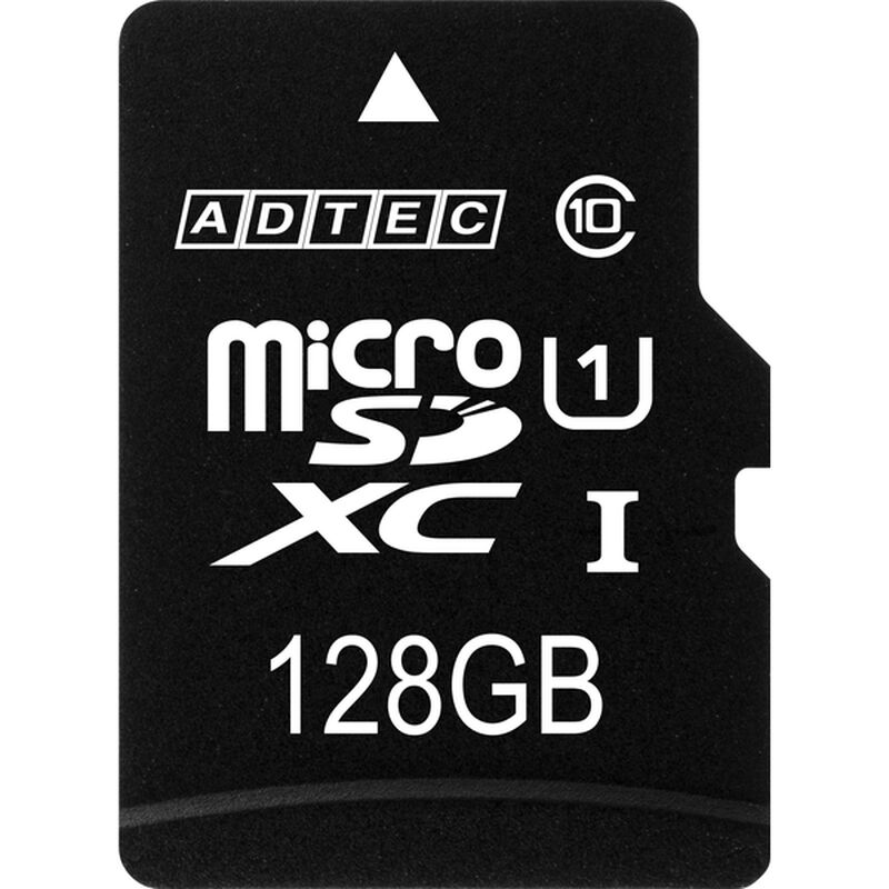 microSDXCカード 128GB UHS-I Class10 SD変換Adapter付 AD-MRXAM128G/U1