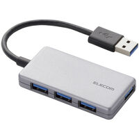 USB3.0ハブ/コンパクト/バスパワー/4ポート/シルバー U3H-A416BSV