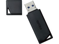 USB3.2(Gen1) 抗ウイルス・抗菌USBメモリー 64GB ブラック RUF3-KVB64G-BK