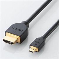 イーサネット対応HDMI-Microケーブル(A-D)/1.0m DH-HD14EU10BK