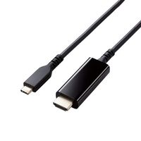 映像変換ケーブル/USB Type-C - HDMI/ミラーリング対応/60Hz/高耐久/1.0m/ブラック MPA-CHDMIS10BK