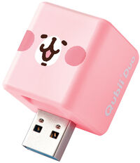 カナヘイ Qubii Duo USB-A うさぎ iOS/AndroidバックアップmicroSD充電カードリーダー MKPQDPK