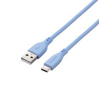 USB-A to USB Type-Cケーブル/なめらか/1.0m/ゼニスブルー MPA-ACSS10BU