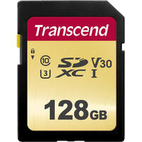 128GB UHS-I U3 SDXC Card (MLC) TS128GSDC500S