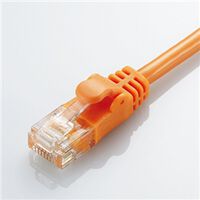 CAT6準拠 GigabitやわらかLANケーブル 3m(オレンジ) LD-GPY/DR3