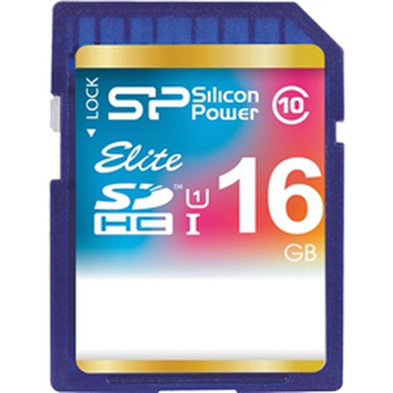 【UHS-1対応】SDHCカード 16GB Class10 SP016GBSDHAU1V10