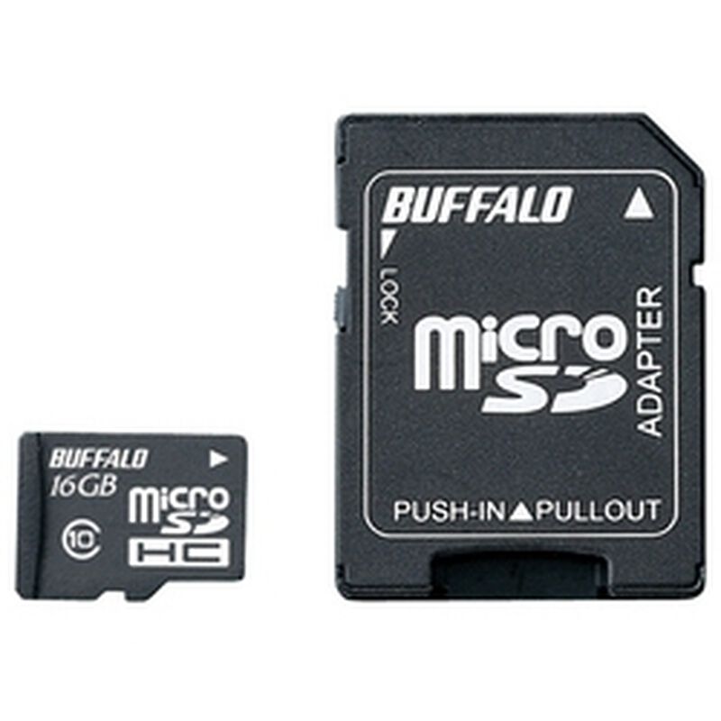 富士通WEB MART] Class10 microSDHCカード SD変換アダプター付 16GB RMSD-16GC10AB BN-VF815 :  富士通