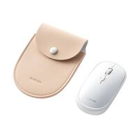 マウス/Bluetooth/4ボタン/薄型/充電式/3台同時接続/ホワイト M-TM15BBWH
