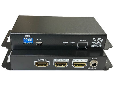 4K/60p（18Gbps）対応 HDMIスプリッター 1入力/2出力 AVS2-18G102