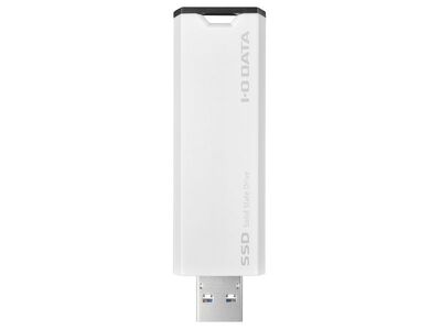 USB3.2 Gen2対応 スティックSSD 500GB ホワイト×ブラック SSPS-US500W