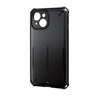 iPhone 15用ハイブリッドケース/ZEROSHOCK Solid/極限保護/ブラック PM-A23AZEROSBK