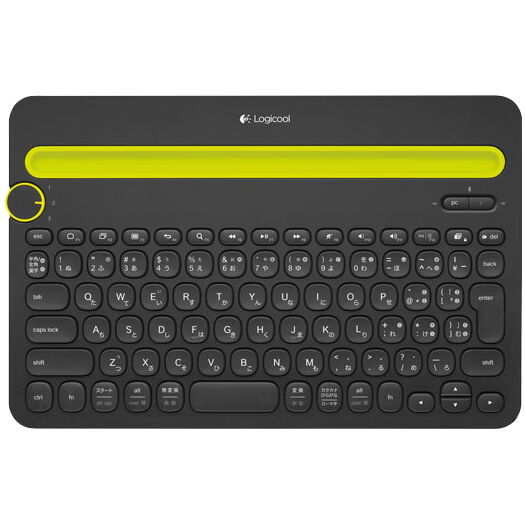 富士通WEB MART] Bluetooth マルチデバイスキーボード ブラック K480BK