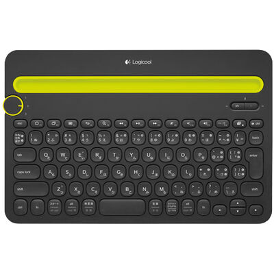 Bluetooth マルチデバイスキーボード ブラック K480BK