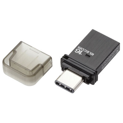 USBメモリ/USB3.0対応/Type-C/16GB/ブラック MF-CAU3116GBK
