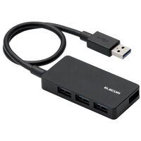 USB3.0ハブ/セルフパワー/タブレット向け/4ポート/ブラック U3HS-A420SBK