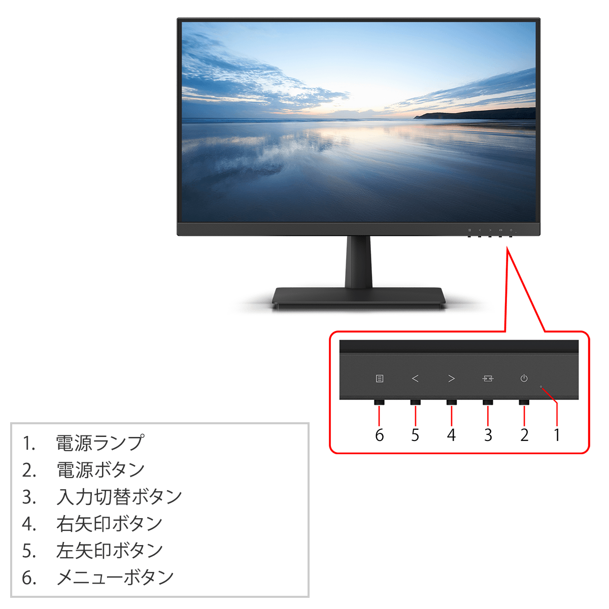 富士通WEB MART] 21.5型ワイド液晶ディスプレイ WMD22021BT : 富士通