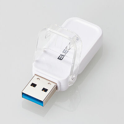 USBメモリー/USB3.1(Gen1)対応/フリップキャップ式/32GB/ホワイト MF-FCU3032GWH