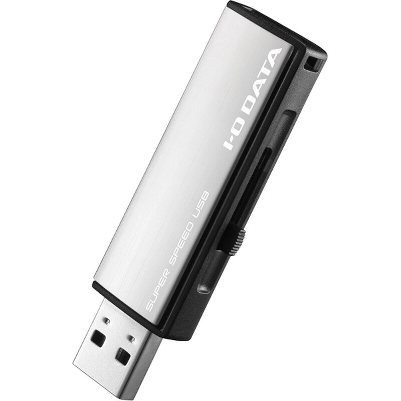 USB3.1 Gen 1（USB3.0）/USB2.0対応 アルミボディUSBメモリー ホワイトシルバー 32GB U3-AL32GR/WS