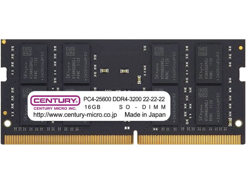 富士通WEB MART] ノートPC用 PC4-25600/DDR4-3200 32GB kit（16GB×2枚
