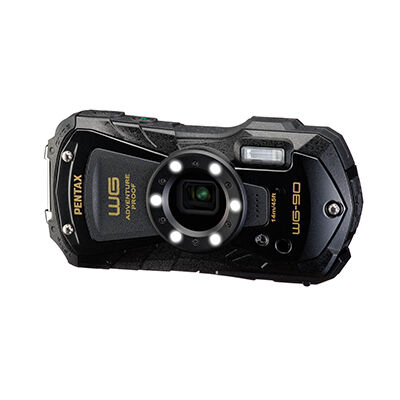防水デジタルカメラ PENTAX WG-90 BLACK S0002134 WG-90 BK