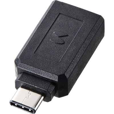 Type-C USB A変換アダプタ（ブラック） AD-USB28CAF