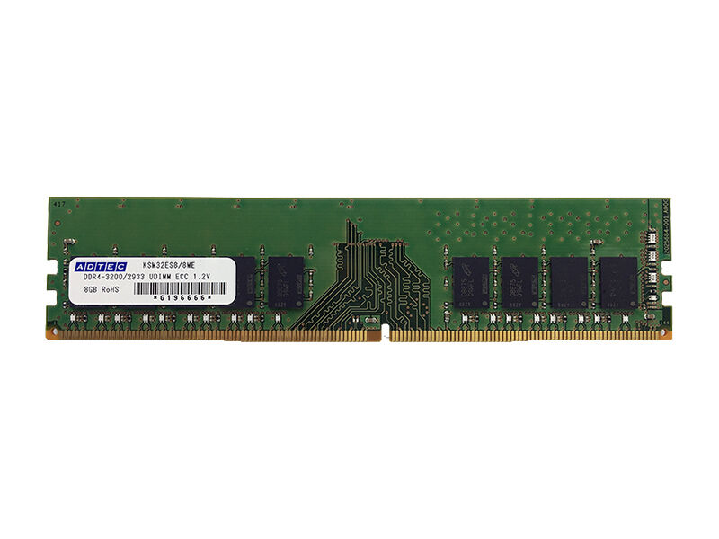 ADS3200D-E32GDB-　アドテック　UDIMM　32GB　DDR4-3200　ECC　2Rx8