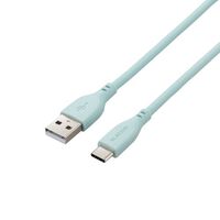 USB-A to USB Type-Cケーブル/なめらか/1.0m/パールグリーン MPA-ACSS10GN